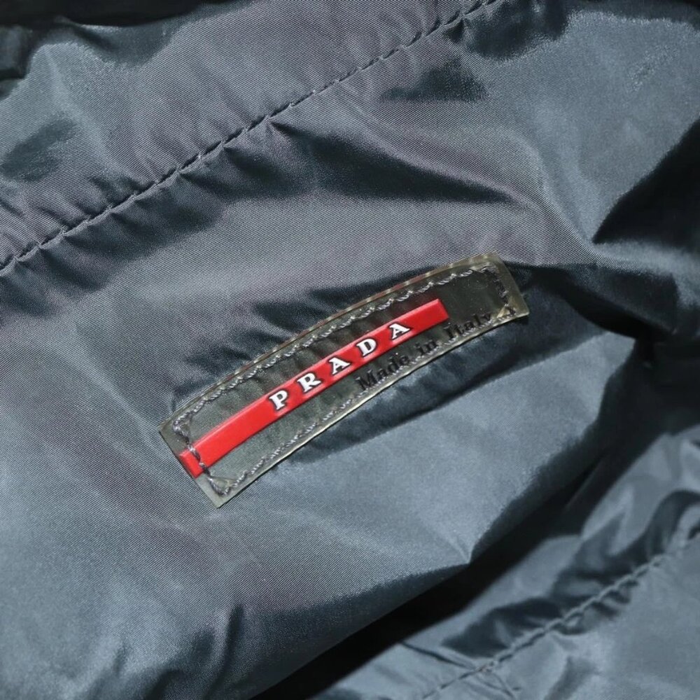 Authentic PRADA Sports Nylon Black Silver Shoulder Bag bst312-121025 - Picture 13 of 16